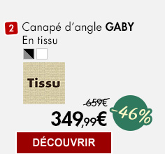 Canapé d'angle GABY