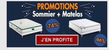 Promotion ensemble sommier + matelas