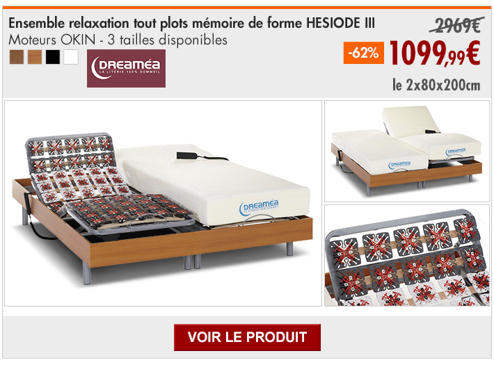 Ensemble relaxation tout plots mémoire de forme HESIODE III