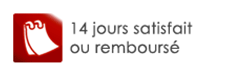 14 jours satisfait ou remboursé